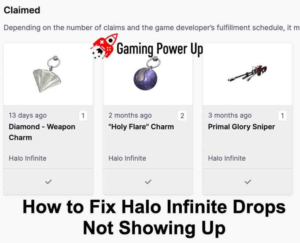 Halo Infinite Drops Not Showing Up