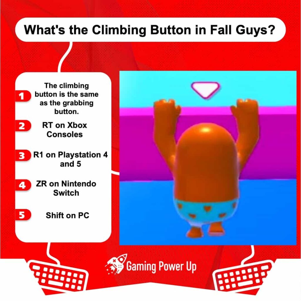 Fall Guys climbing button