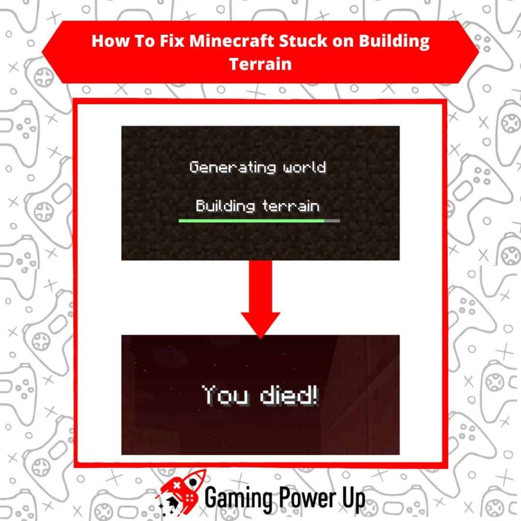 how to fix Minecraft stuck on Building Terrain
