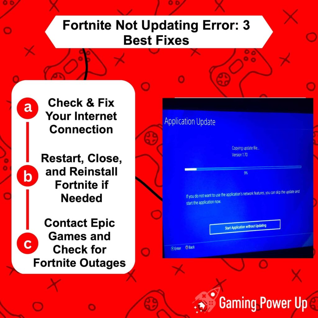 fortnite stuck on updating screen