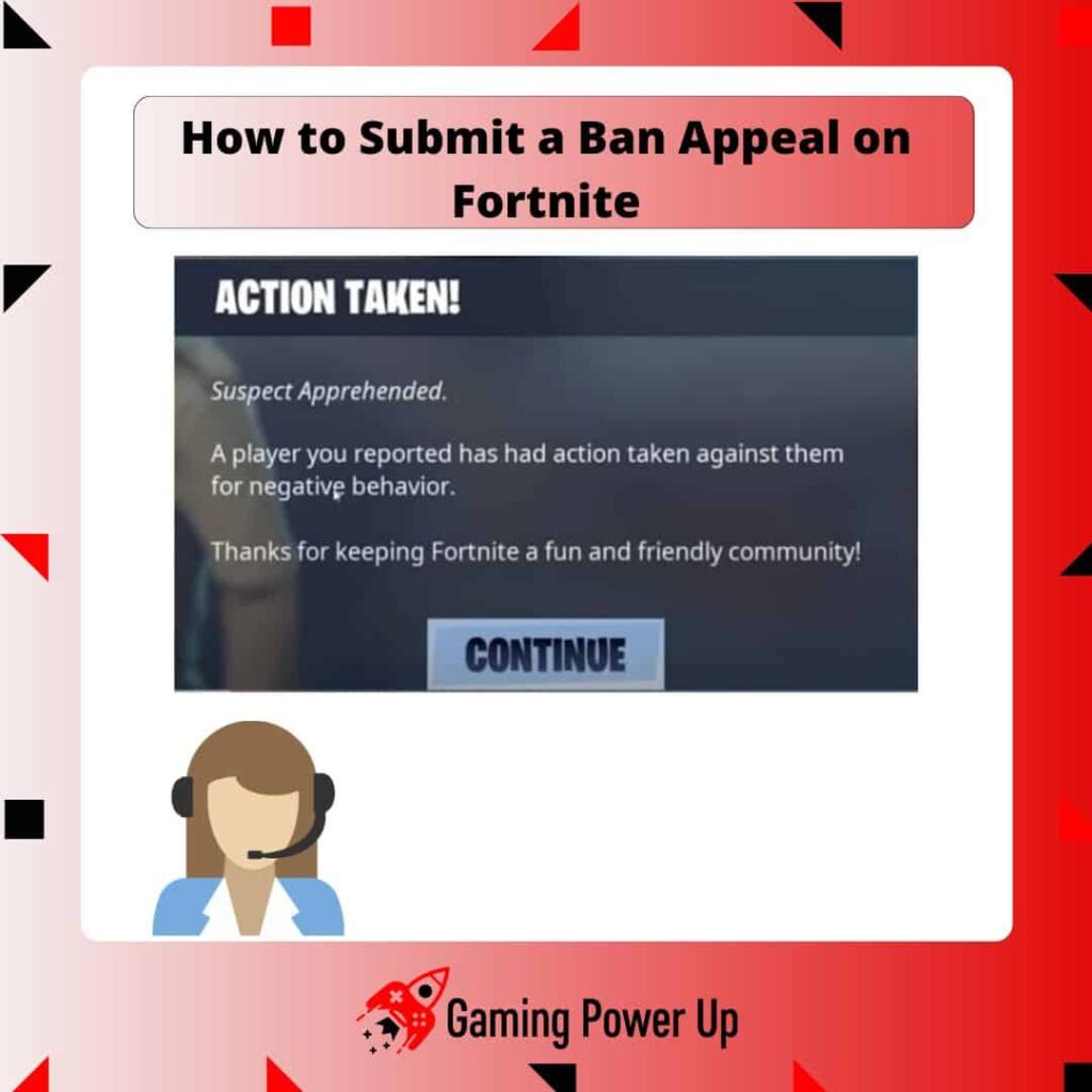 how to submit a ban appeal on Fortnite