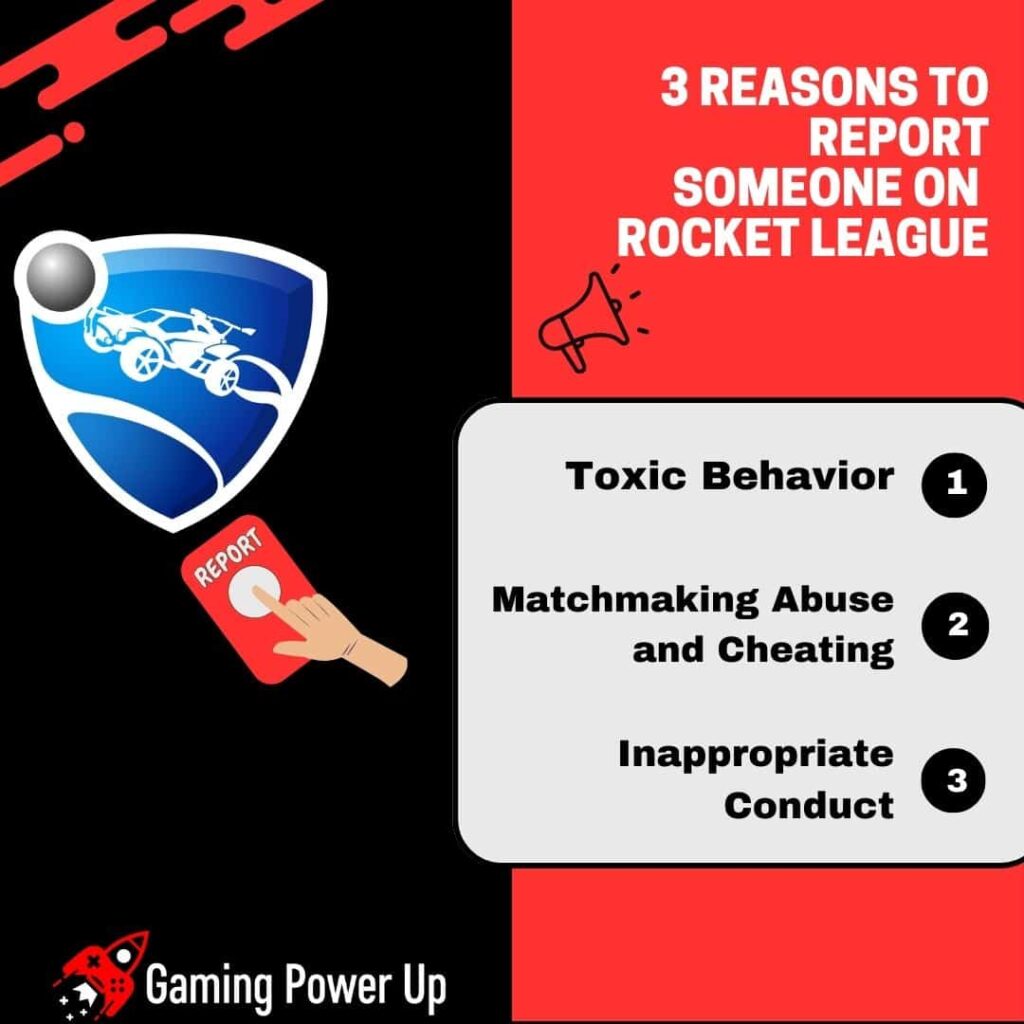 Reasons to Report Someone on Rocket League