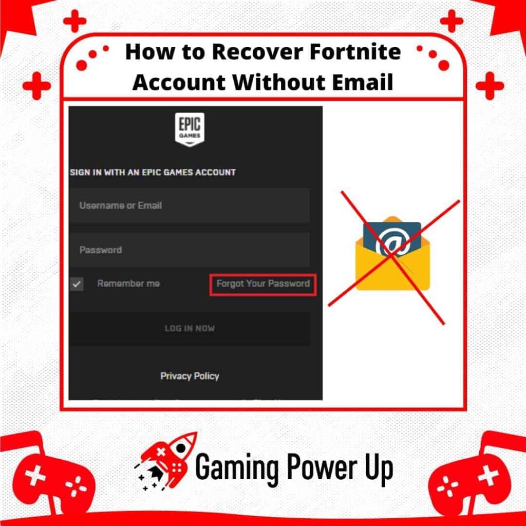 how to recover Fortnite account without email