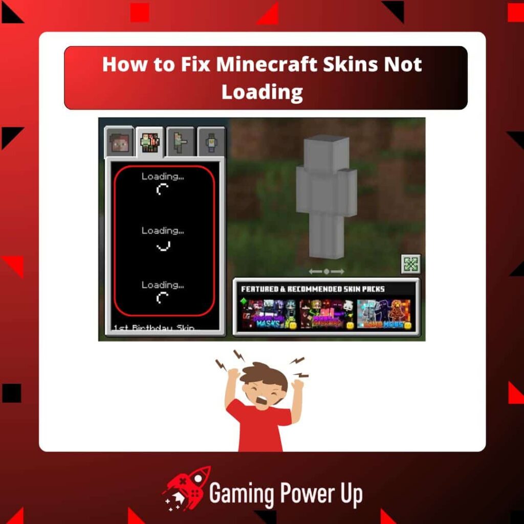 how to fix Minecraft skins not loading