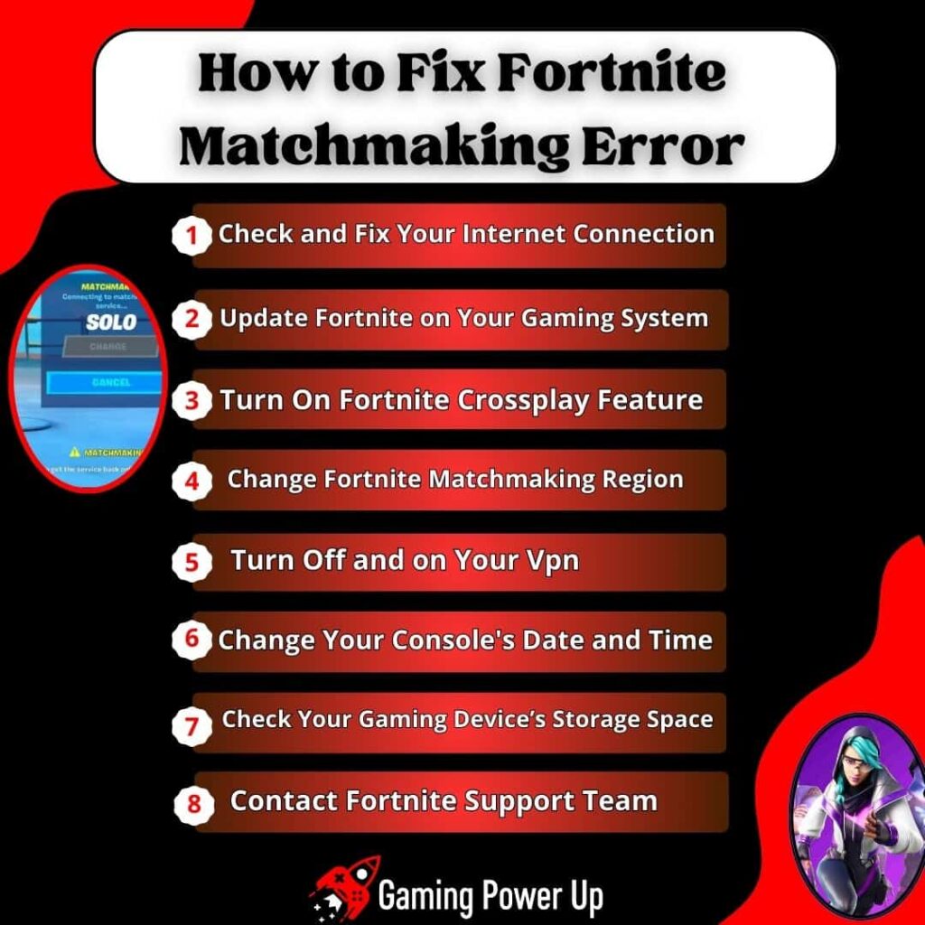 How to Fix Fortnite Matchmaking Error
