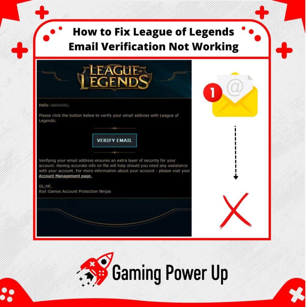 how to fix League of Legends email verification not working