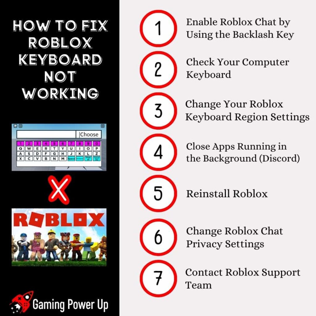 How to Fix Roblox Keyboard Not Working