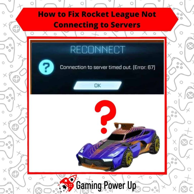 how to fix Rocket League not connecting to servers