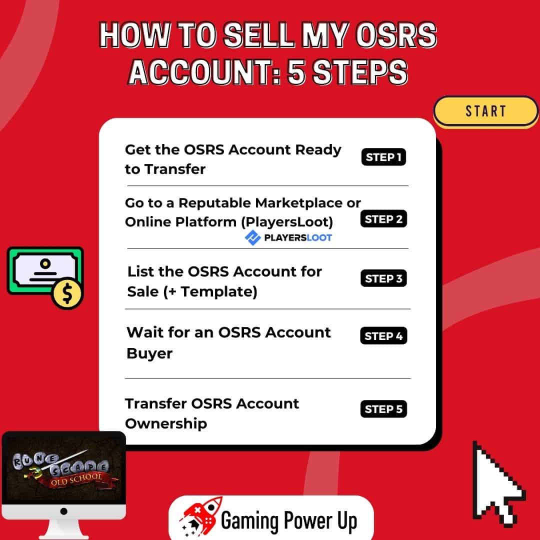 How To Sell OSRS Account Full 5Steps Guide