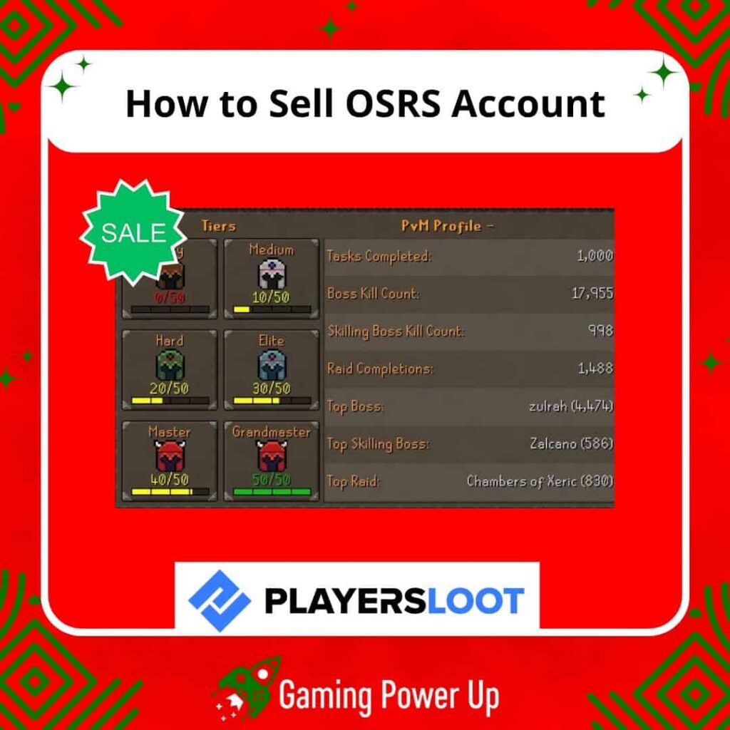 How To Sell OSRS Account